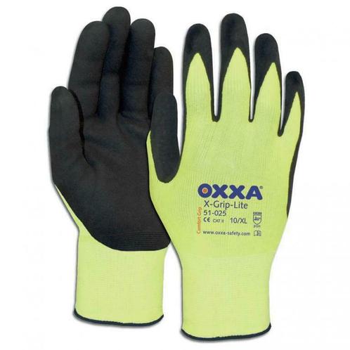 Oxxa X Grip Lite geel/zwart maat 10 werkhandschoen, Doe-het-zelf en Verbouw, Hout en Planken, Nieuw, Ophalen of Verzenden