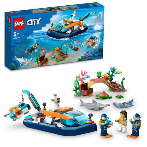 LEGO City - Explorer Diving Boat 60377, Kinderen en Baby's, Speelgoed | Duplo en Lego, Ophalen of Verzenden