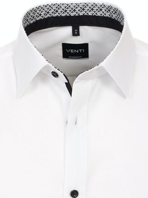 Wit Overhemd Heren Strijkvrij Modern Fit Venti 123942200-001, Kleding | Heren, Overhemden, Wit, Nieuw, Verzenden