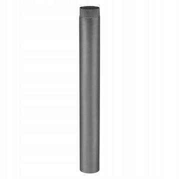 Kachelpijp - rookkanaal - staal - Ø 120 mm - 100 cm - zwart
