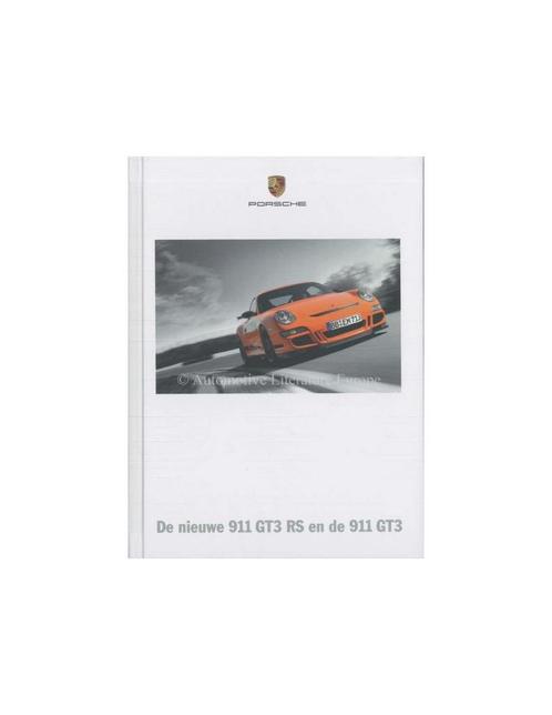2007 PORSCHE 911 GT3 + RS HARDCOVER BROCHURE NEDERLANDS, Boeken, Auto's | Folders en Tijdschriften, Porsche