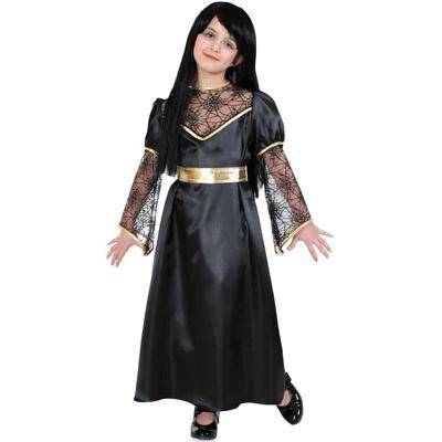 Heksen kostuum zwart/goud voor kids - Heksen kleding, Kinderen en Baby's, Carnavalskleding en Verkleedspullen, Ophalen of Verzenden