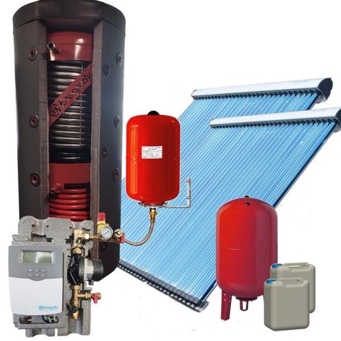 EnergyBy zonneboiler pakket 500L hygieneboiler en heatpipes, Doe-het-zelf en Verbouw, Geisers en Boilers, Boiler, Minder dan 3 jaar oud