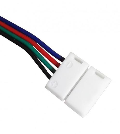 LEDstrip RGB | connector 10mm + draad | binnenshuis IP20 | 5, Doe-het-zelf en Verbouw, Elektra en Kabels, Nieuw, Verzenden