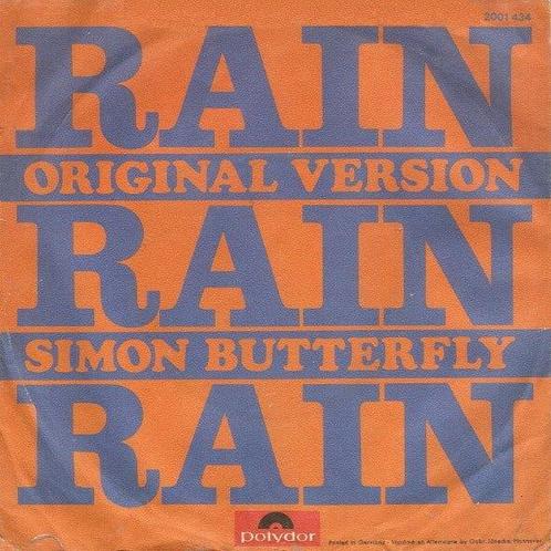 Simon Butterfly - Rain Rain Rain (Original Version), Cd's en Dvd's, Vinyl | Rock, Gebruikt, Ophalen of Verzenden