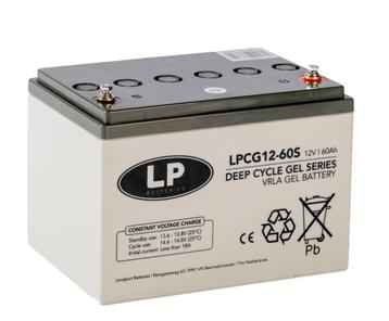 LP VRLA-LPCG-GEL accu 12 volt 60 ah LPCG12-60S