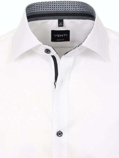 Venti Overhemd Non Iron Wit Body Fit 103522600-001, Kleding | Heren, Overhemden, Wit, Nieuw, Verzenden