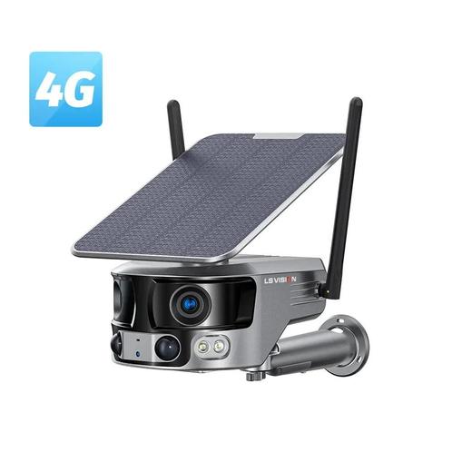 DrPhone SolarSentinel – 4G Sim Solar Camera - 4K UHD - 8MP 3, Audio, Tv en Foto, Fotocamera's Digitaal, Verzenden
