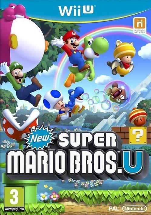 New Super Mario Bros. U - Wii U Wii U Morgen in huis!/*/, Spelcomputers en Games, Games | Nintendo Wii U, Zo goed als nieuw, Ophalen of Verzenden