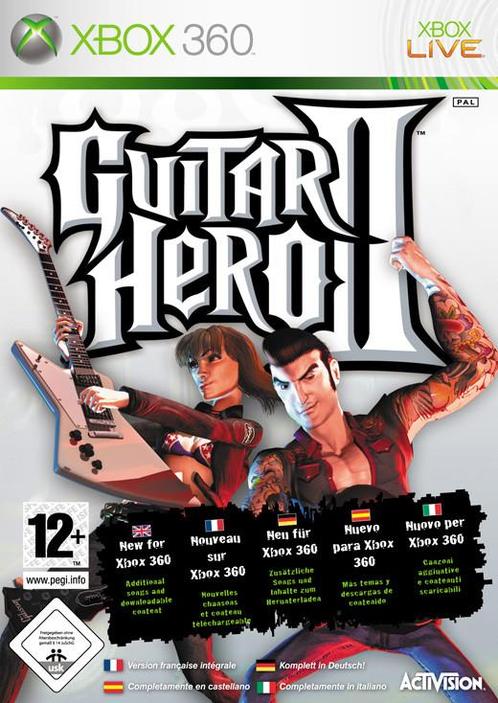 Guitar Hero 2 (Xbox 360), Spelcomputers en Games, Games | Xbox 360, Gebruikt, Vanaf 7 jaar, Verzenden