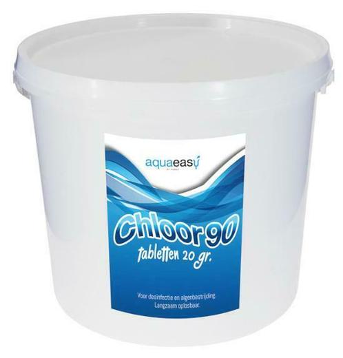 Aqua Easy Chloortabletten 90 (20 gram) - 10 kg, Tuin en Terras, Zwembad-toebehoren, Nieuw, Verzenden