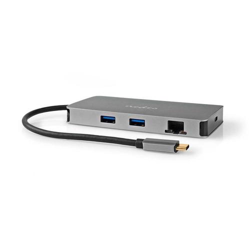Nedis USB-C naar 2x HDMI 4K 30Hz, USB-A, USB-C PD, Audio, Tv en Foto, Overige Audio, Tv en Foto, Ophalen of Verzenden