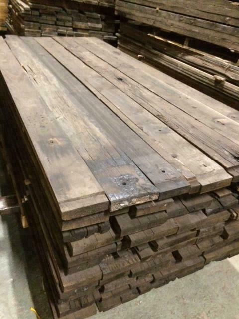 Wagondelen, barnwood, sloophouten planken, havenplanken, Doe-het-zelf en Verbouw, Hout en Planken, Grenen, 250 tot 300 cm, 25 tot 50 mm