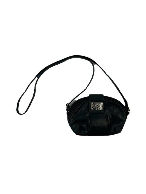Vintage Black Shoulder Bag, Sieraden, Tassen en Uiterlijk, Tassen | Damestassen, Zo goed als nieuw, Ophalen of Verzenden