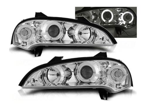 Angel Eyes koplampen Chrome geschikt voor Opel Tigra, Auto-onderdelen, Verlichting, Nieuw, Opel, Verzenden