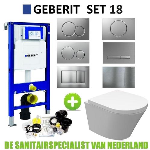 Geberit UP320 Toiletset set18 Wiesbaden Vesta Junior Rimless, Doe-het-zelf en Verbouw, Sanitair, Overige typen, Nieuw, Ophalen of Verzenden