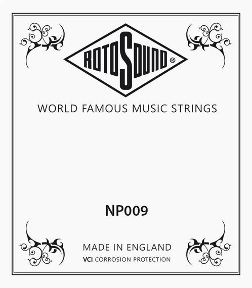 Rotosound losse .009 snaar voor western en elektrische gitaa, Muziek en Instrumenten, Instrumenten | Toebehoren, Verzenden