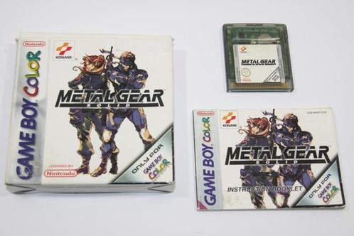 Metal Gear Solid (GameBoy Color CIB, GameBoy Color), Spelcomputers en Games, Games | Nintendo Game Boy, Gebruikt, Ophalen of Verzenden