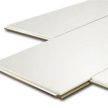 Plafondpanelen MDF Sanimex Super Mat Wit 129 cm x 29 cm x