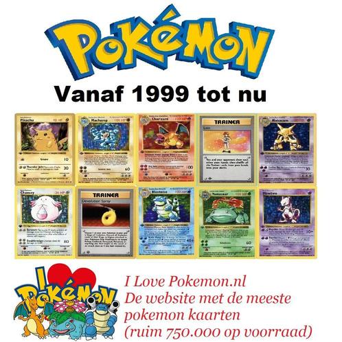 Pokemon Kaarten Vanaf 1999 tot de nieuwste series - zeldzame, Hobby en Vrije tijd, Verzamelkaartspellen | Pokémon, Losse kaart
