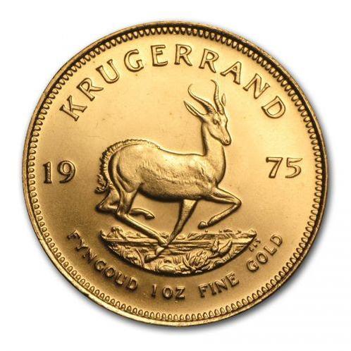 Gouden Krugerrand 1 oz 1975, Postzegels en Munten, Munten | Afrika, Losse munt, Goud, Zuid-Afrika, Verzenden