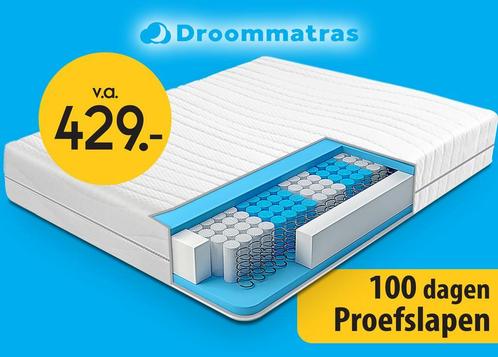 Pocketveringmatras 160x220 cm EXTRA DIK ! - EXTRA COMFORT !, Huis en Inrichting, Slaapkamer | Matrassen en Bedbodems, 160 cm, 220 cm