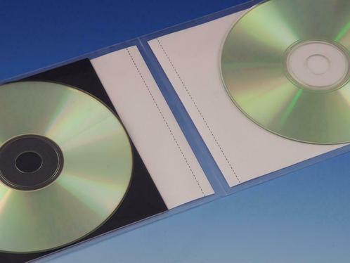 100 Ruimtebesparende hoesjes voor Dubbel CD’s, Cd's en Dvd's, Cd's | Verzamelalbums, Nieuw in verpakking, Verzenden
