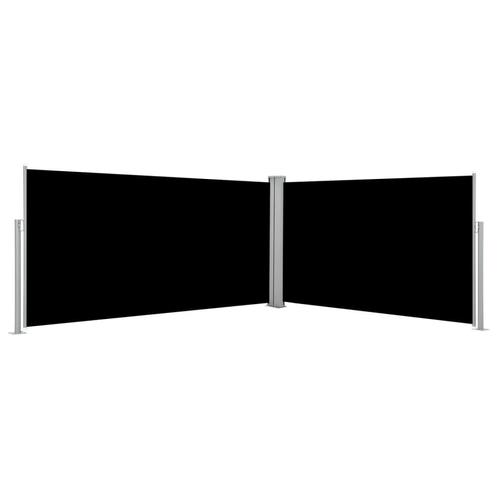 vidaXL Windscherm uittrekbaar 160x600 cm zwart, Tuin en Terras, Zonneschermen, Nieuw, Verzenden