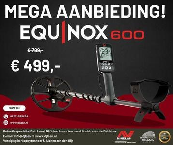 AANBIEDING! MINELAB Equinox 600 voor €499,-