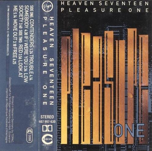 Cassette - Heaven Seventeen - Pleasure One, Cd's en Dvd's, Cassettebandjes, Zo goed als nieuw, Verzenden