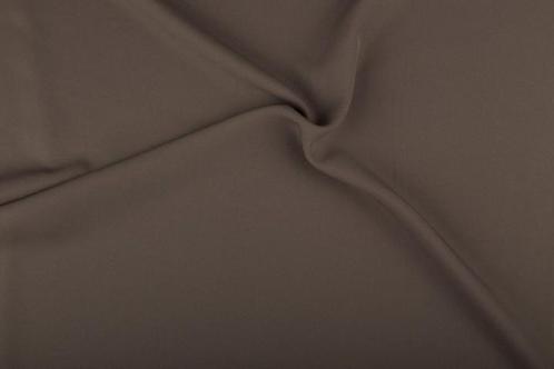 Polyester stof taupe - 50m effen stof op rol, Hobby en Vrije tijd, Stoffen en Lappen, Verzenden