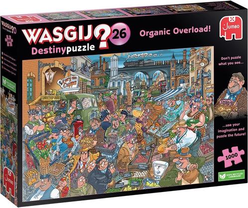 Wasgij Destiny 26 - Organic Overload! (1000 stukjes) | Jumbo, Hobby en Vrije tijd, Denksport en Puzzels, Nieuw, Verzenden