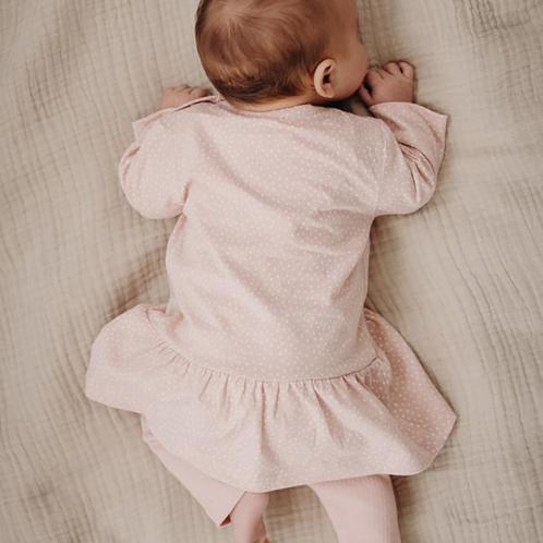 LEVV-collectie Jurkje Nara (pink blush dot), Kinderen en Baby's, Babykleding | Maat 68, Meisje, Nieuw, Verzenden
