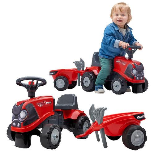 Falk Tractor Case IH Babyfarmer Set 1/3 (Falk traptrekkers), Kinderen en Baby's, Speelgoed | Buiten | Voertuigen en Loopfietsen