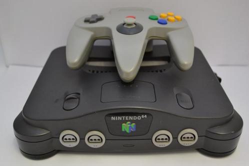 Nintendo 64 (charcoal Grey)  With Expansion Pak, Spelcomputers en Games, Spelcomputers | Nintendo 64, Zo goed als nieuw, Verzenden