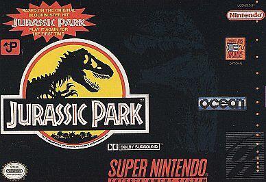 Jurassic Park + Handleiding (Losse Cartridge) (SNES Games), Spelcomputers en Games, Games | Nintendo Super NES, Zo goed als nieuw