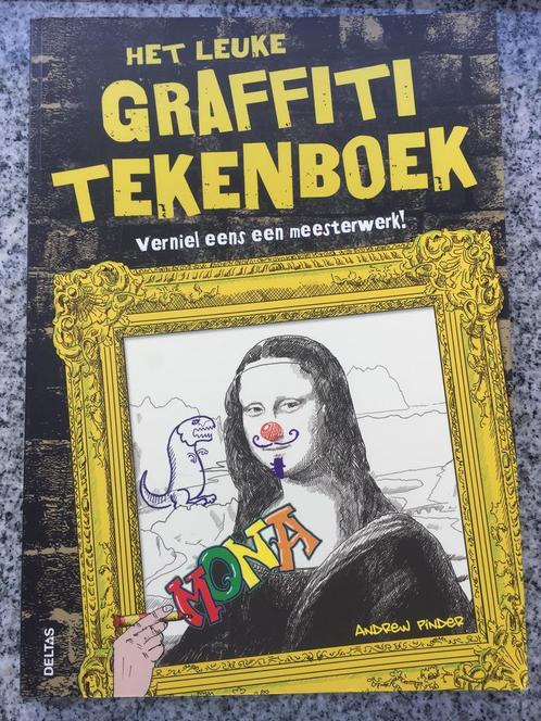 Het leuke graffiti tekenboek (Andrew Pinder), Boeken, Hobby en Vrije tijd, Tekenen en Schilderen, Gelezen, Verzenden