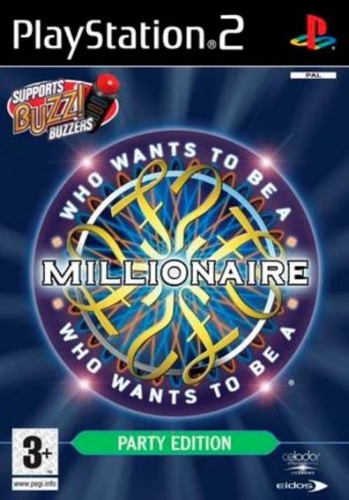 Who Wants to be a Millionaire Party Edition (PlayStation 2), Spelcomputers en Games, Games | Sony PlayStation 2, Gebruikt, Verzenden