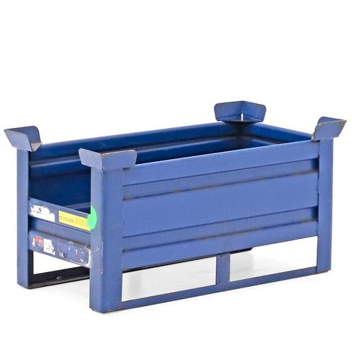 Stapelbak staal  L: 705, B: 380, H: 360 (mm) blauw, Zakelijke goederen, Kantoor en Winkelinrichting | Magazijn, Stelling en Opslag