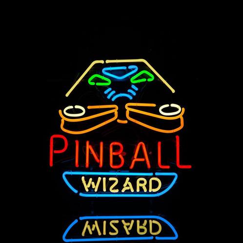 USA retro wandbord Pinball Wizard, Verzamelen, Automaten | Flipperkasten, Overige soorten, Overige typen, Nieuw, Overige merken
