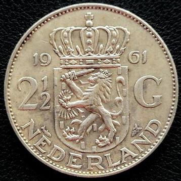 Nederlandse zilveren Juliana Rijksdaalder 1961