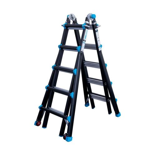 Multifunctionele Professionele Vouwladder Maxall 4x5 Sporten, Doe-het-zelf en Verbouw, Ladders en Trappen, Ladder, Nieuw, Opvouwbaar of Inschuifbaar