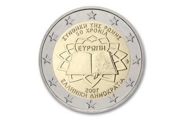2 euro Verdrag van Rome 2007 - Griekenland