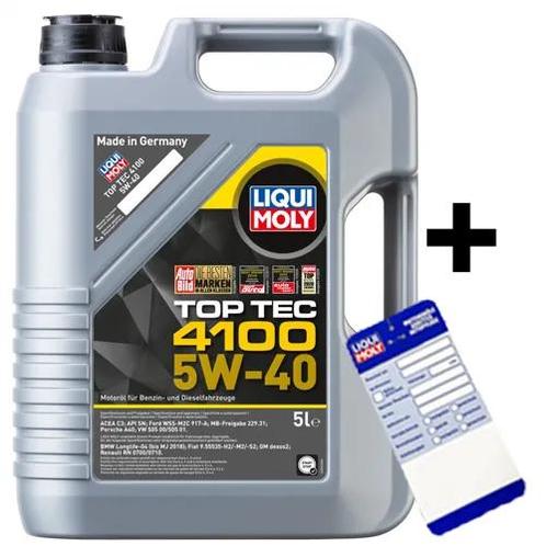 Liqui Moly 5W40 Top Tec 4100 Synthetisch Motorolie 9511 (..., Auto-onderdelen, Motor en Toebehoren, Nieuw, Ophalen of Verzenden