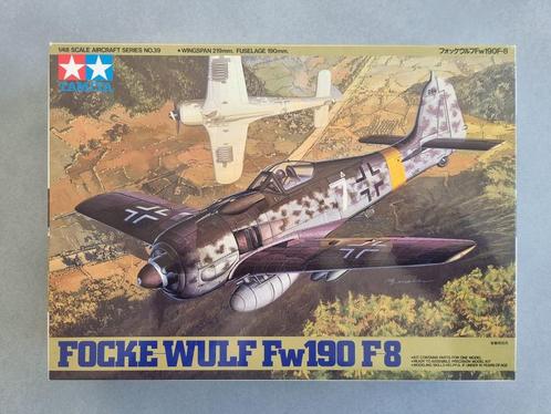 Tamiya 61039 Focke-Wulf Fw190 F-8 1:48, Hobby en Vrije tijd, Modelbouw | Vliegtuigen en Helikopters, Verzenden