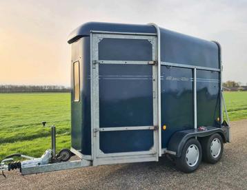 2 paards polyester trailer Fautras Provan met VOORLOSSER!