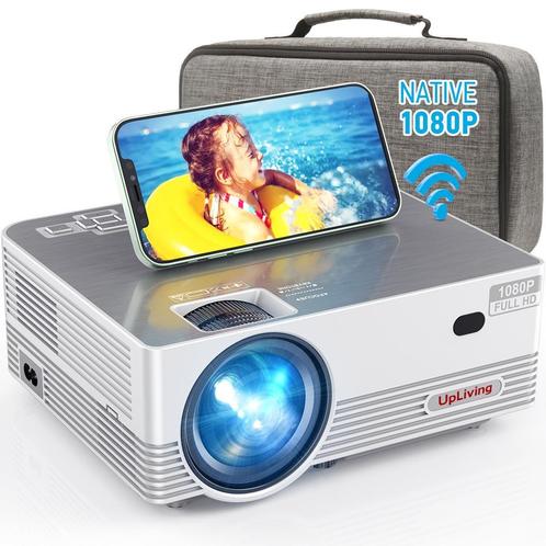 UpLiving® LCD Mini Beamer met WiFi en Bluetooth Projector, Audio, Tv en Foto, Beamers, Full HD (1080), Nieuw, LED, Ophalen of Verzenden
