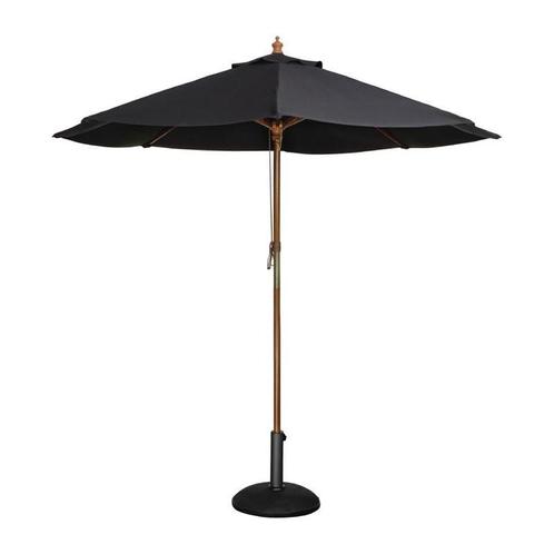 Bolero ronde parasol zwart 2,5 meter, Zakelijke goederen, Horeca | Meubilair en Inrichting, Verzenden