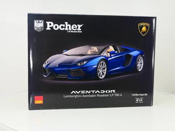 Schaal 1:8 Pocher Lamborghini Aventador Roadster LP-700-4...
