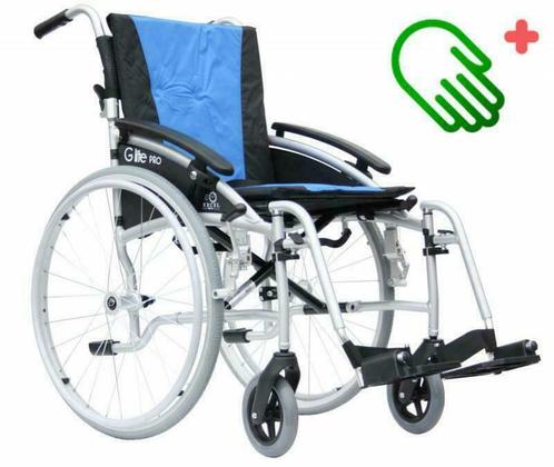 Lichtgewicht rolstoel Excel G-lite pro 24. incl verzending, Diversen, Rolstoelen, Handbewogen rolstoel, Nieuw, Inklapbaar, Ophalen of Verzenden